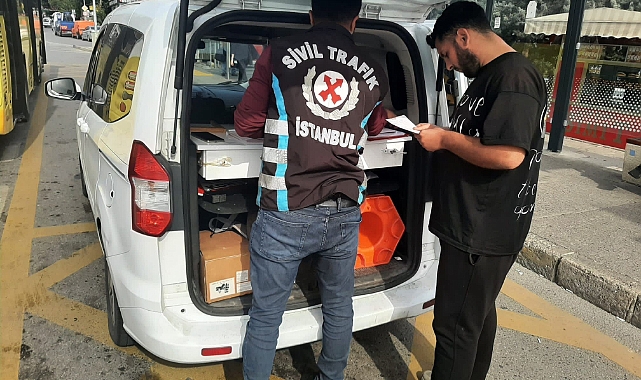 Ambulansa yol vermeyen sürücüye ceza yağdı