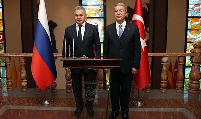 Bakan Akar, Rus mevkidaşı Şoygu ile görüştü
