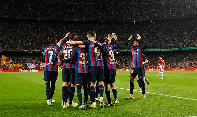 Barcelona evinde Athletic Bilbao'yu farklı mağlup etti