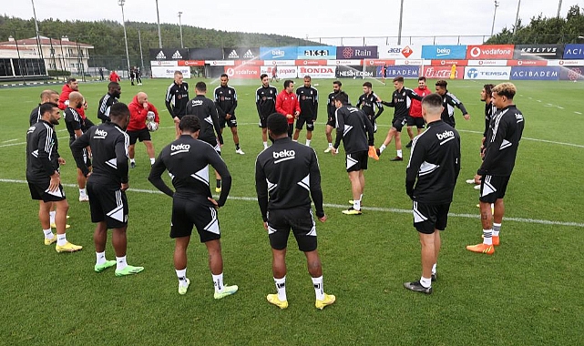 Beşiktaş'ta maç hazırlıkları başladı