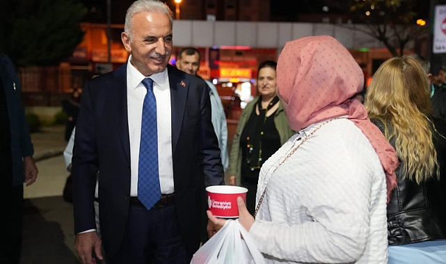 Belediyeden içleri ısıtan çorba ikramı