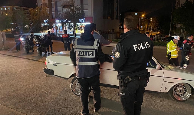 Binden fazla polisin katılımıyla denetim yapıldı
