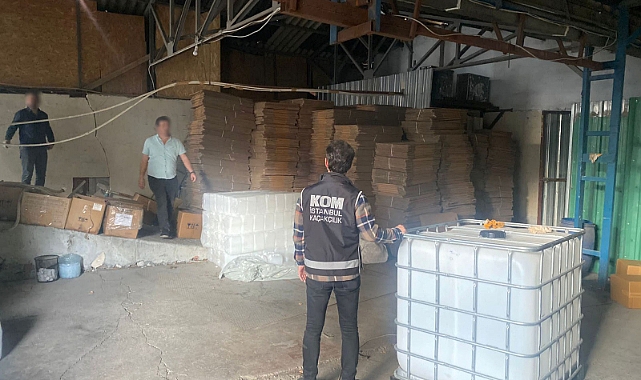 Binlerce litre kaçak alkol ele geçirildi