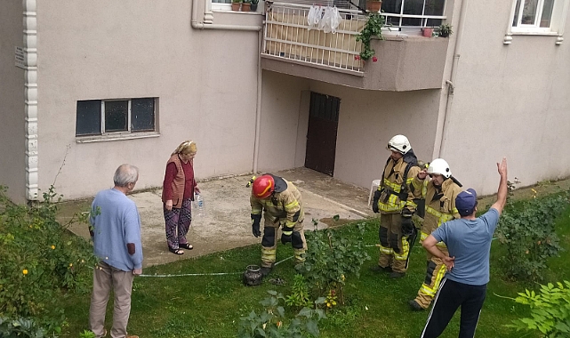 Bursa'da balkonda patlayan tüp paniğe neden oldu