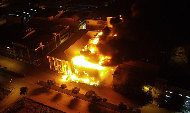 Bursa'da büyük yangın