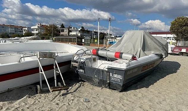 Büyükçekmece'de jet-skili tekne motoru hırsızlığı