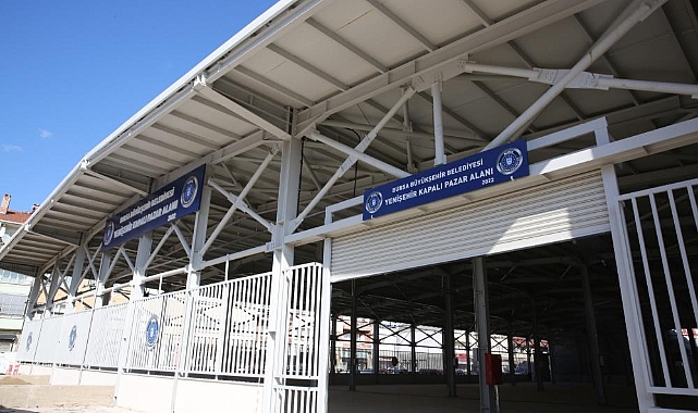 Büyükşehir'den pazar alanında sona doğru