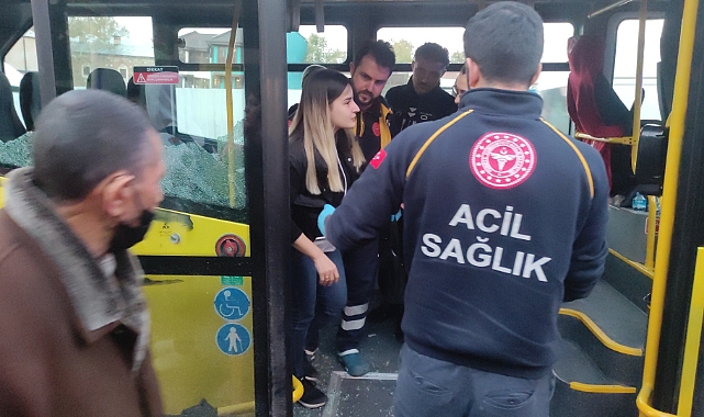 Cam yüzüne patladı, oturduğu yerden kalkamadı
