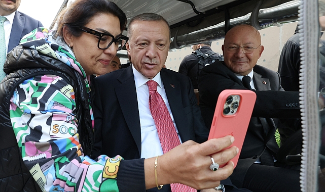 Cumhurbaşkanı Erdoğan, Galataport İstanbul’da incelemelerde bulundu