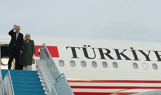 Cumhurbaşkanı Erdoğan Kazakistan'dan ayrıldı