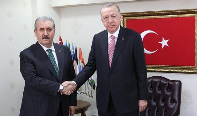Cumhurbaşkanı Erdoğan, Mustafa Destici'yi kabul etti