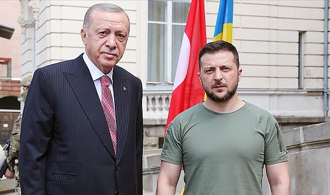 Erdoğan ile Zelenskiy görüştü
