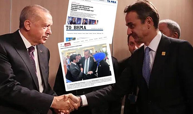 Erdoğan-Miçotakis restleşmesi Yunanistan medyasında!