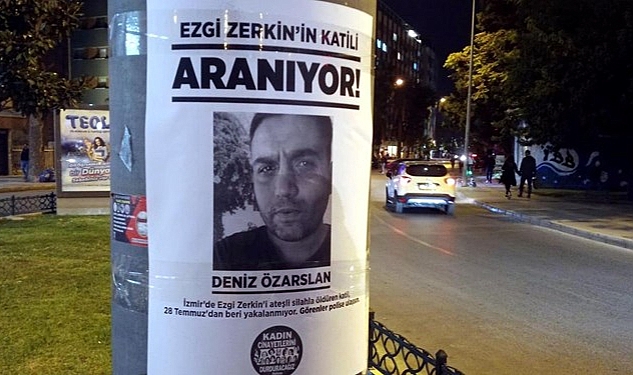 Ezgi'nin katili için 17 kente afiş