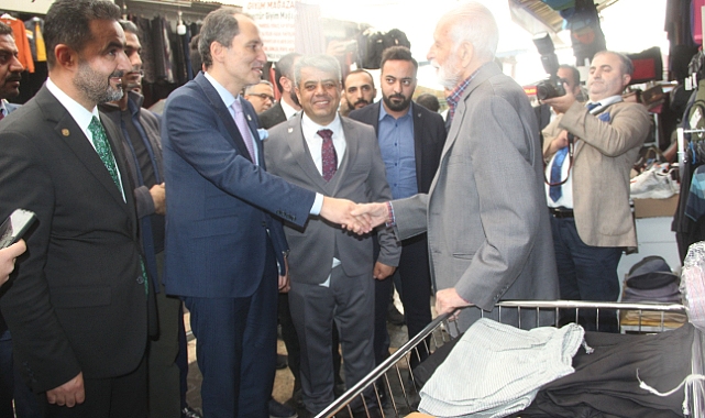 Fatih Erbakan'dan esnaf ziyareti