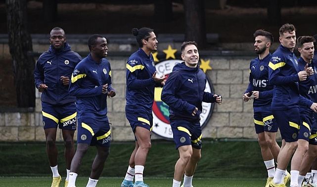 Fenerbahçe maç hazırlıklarına başladı