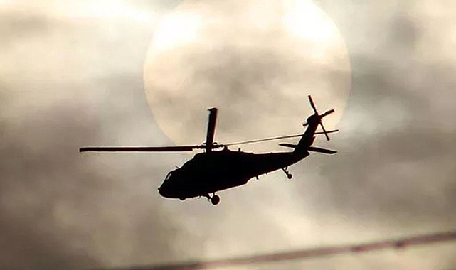 Hacıları taşıyan helikopter düştü: 6 ölü