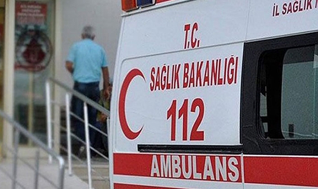 Hasta taşıyan ambulansa taşlı saldırı!
