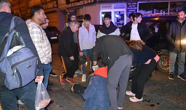 Hatalı sollama kaza getirdi