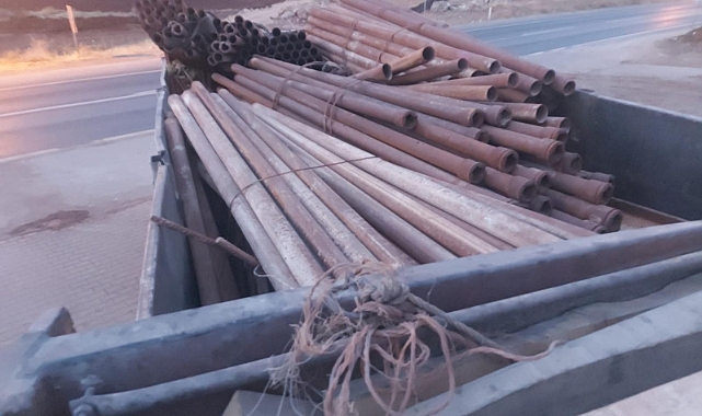 Hızlı tren hattından 20 ton demir çalındı