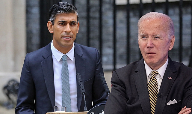 İngiltere'nin yeni Başbakanı Sunak ile Biden telefonda görüştü