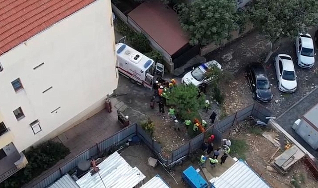 İnşaatta toprak kayması: Bir işçi toprak altında kaldı