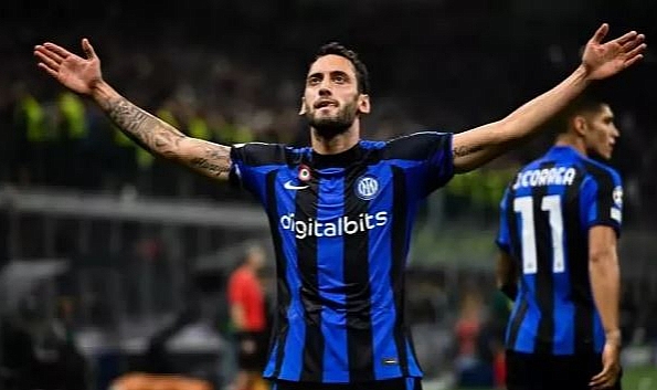 Inter Barcelona'yı Hakan Çalhanoğlu'yla yıktı