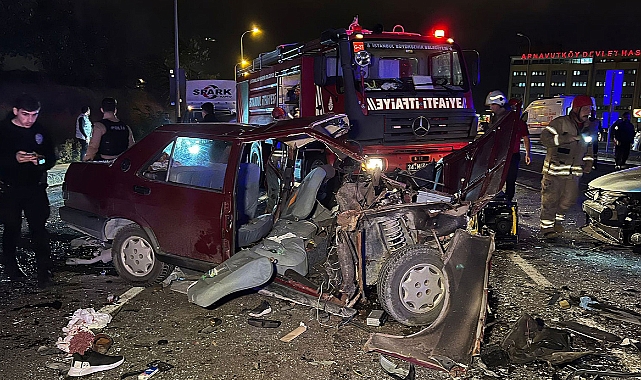 İstanbul'da korkunç kaza: 1 ölü, 8 yaralı
