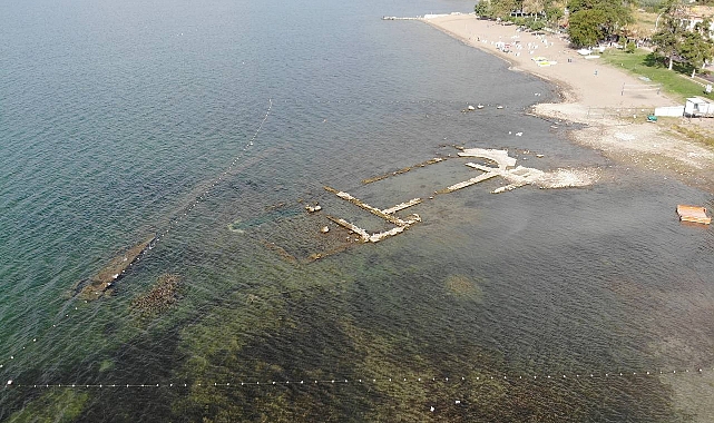 İznik Gölü çekildikçe tarih gün yüzüne çıkıyor
