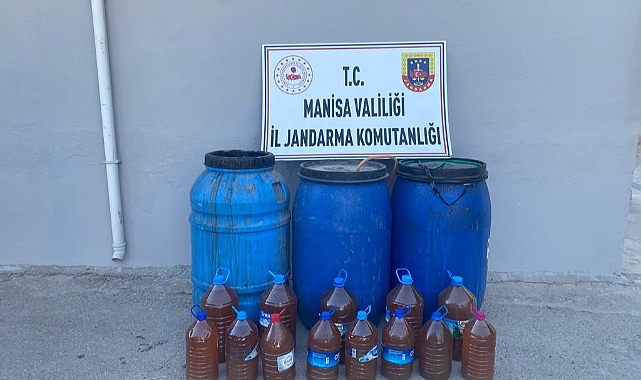 Jandarmadan kaçak şarap operasyonu