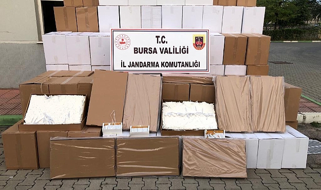 Jandarmadan kaçak tütün operasyonu 