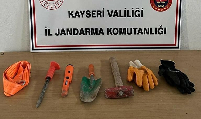 Kaçak kazı yapanlara suçüstü