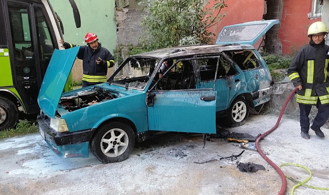 Kibritle oynayan çocuk yangına neden oldu