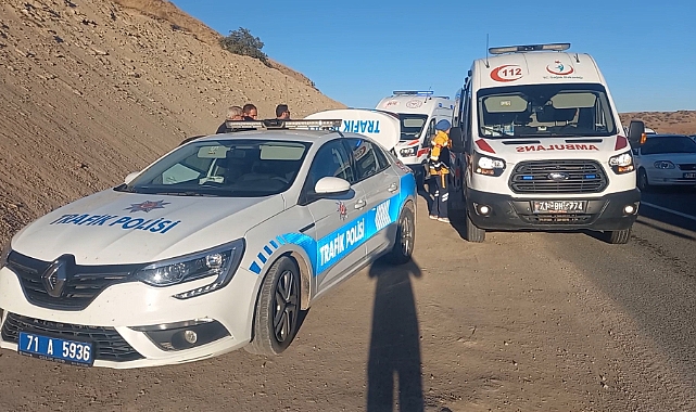 Kırıkkale'de zincirleme trafik kazası: 2 yaralı