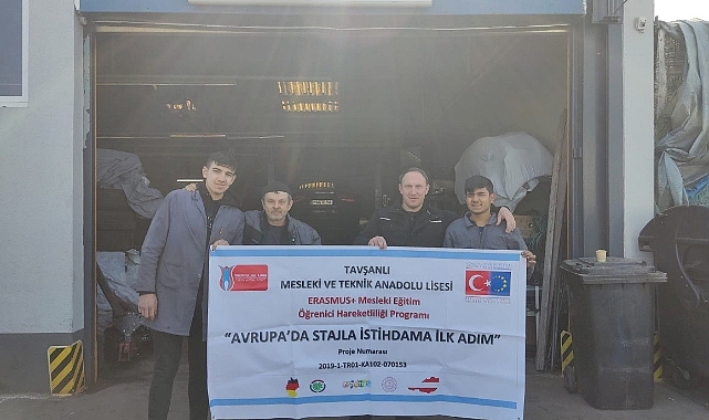 Kütahyalı öğrenciler Avrupa’da eğitim alıyor