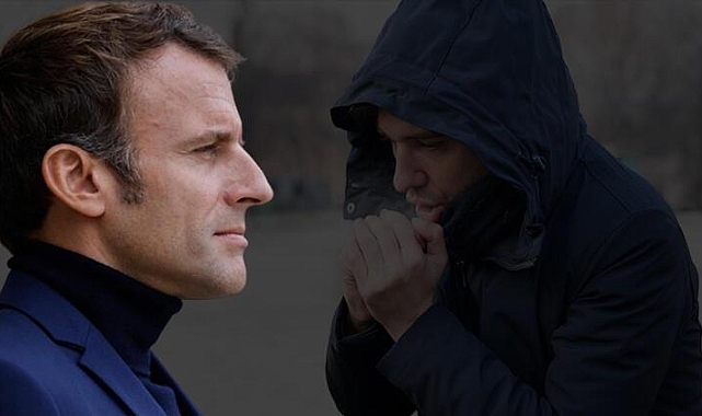 Macron boğazlı kazak modasını başlattı!