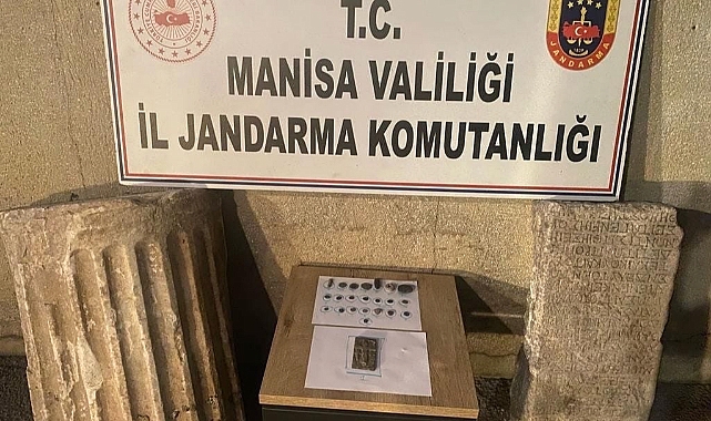 Manisa'da tarihi eser operasyonu