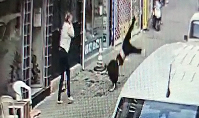 Metrelerce yükseklikten düştü!