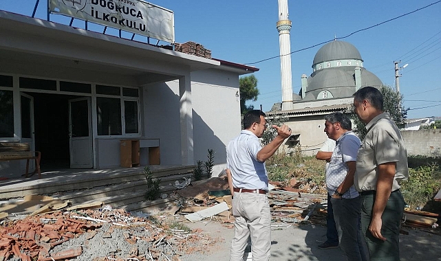 Millî Eğitim Müdürü Ali Tatlı'dan güvenli eğitim için ziyaret