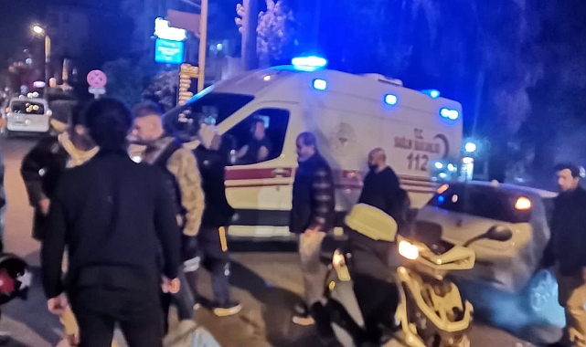 Motosikletli genç ölümden döndü
