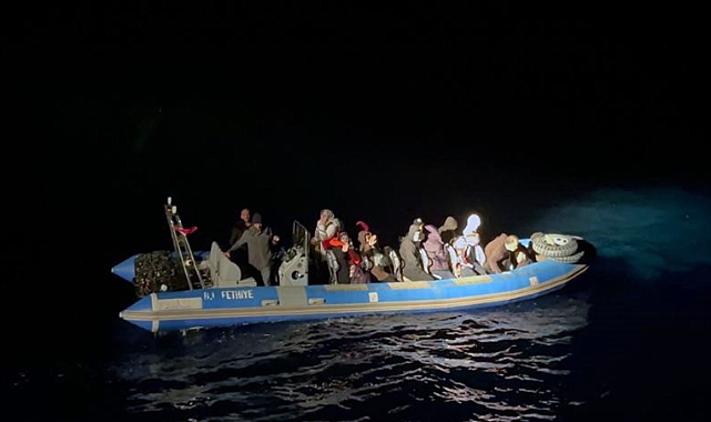 Muğla’da 20 düzensiz göçmen kurtarıldı