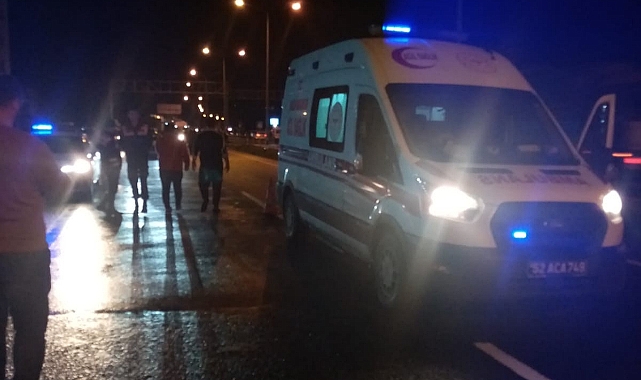 Ordu'da otomobilin çarptığı yaya hayatını kaybetti