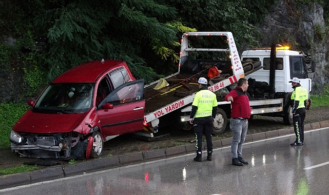 Ordu’da trafik kazası: 2 yaralı