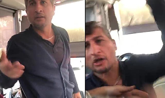 Otobüs sürücüsünden tartıştığı yolcuya darp!
