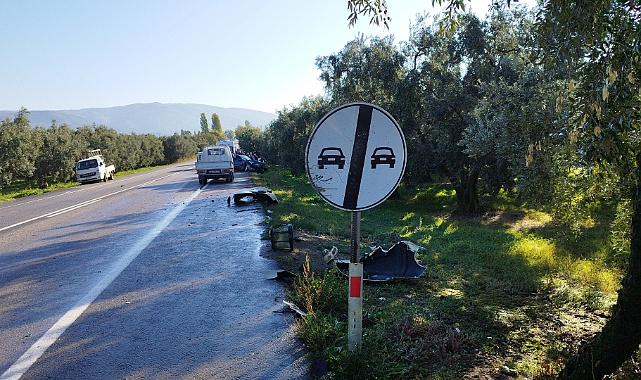Otomobil ilaç tankerine çarptı: 3 yaralı