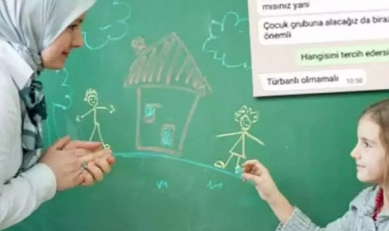 Özel okuldan öğretmene 'türban' ayrımı