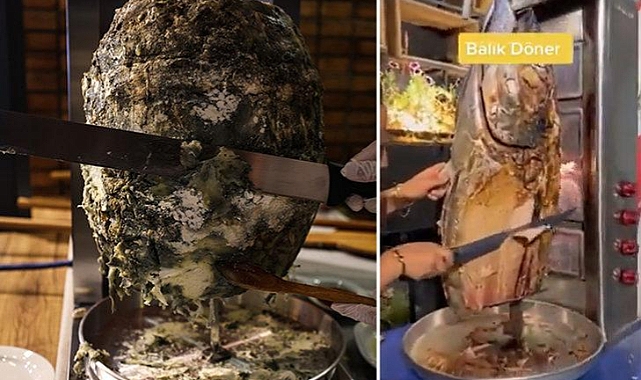 Peynir dönerden sonra şimdi de balık döner