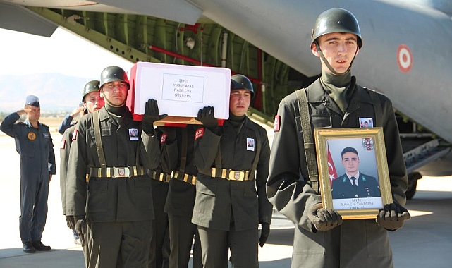 Şehit Ataş’ın naaşı memleketine getirildi