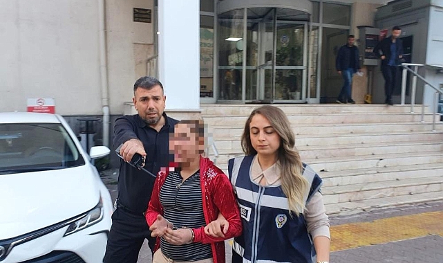 Suç makinesi kadın kıskıvrak yakalandı
