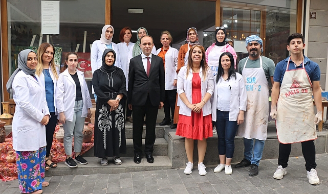 Sur Kaymakamı Solak, esnaf ziyaretinde bulundu